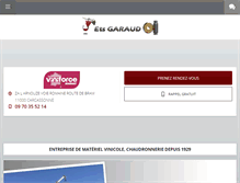 Tablet Screenshot of garaud-carcassonne.com